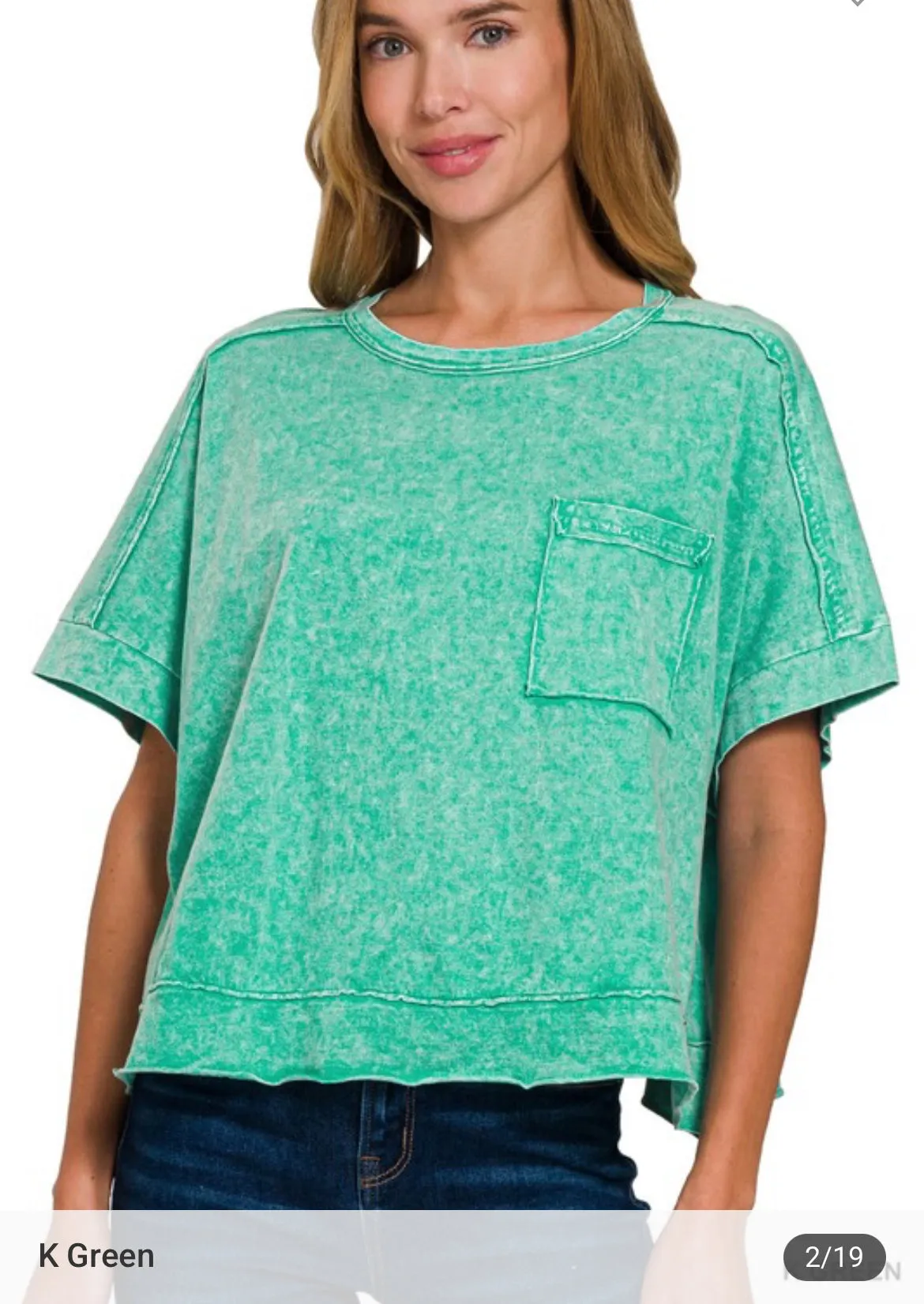 Halo oversized box tee