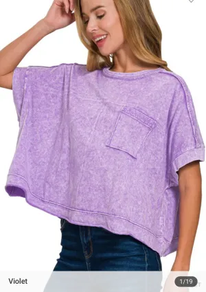 Halo oversized box tee