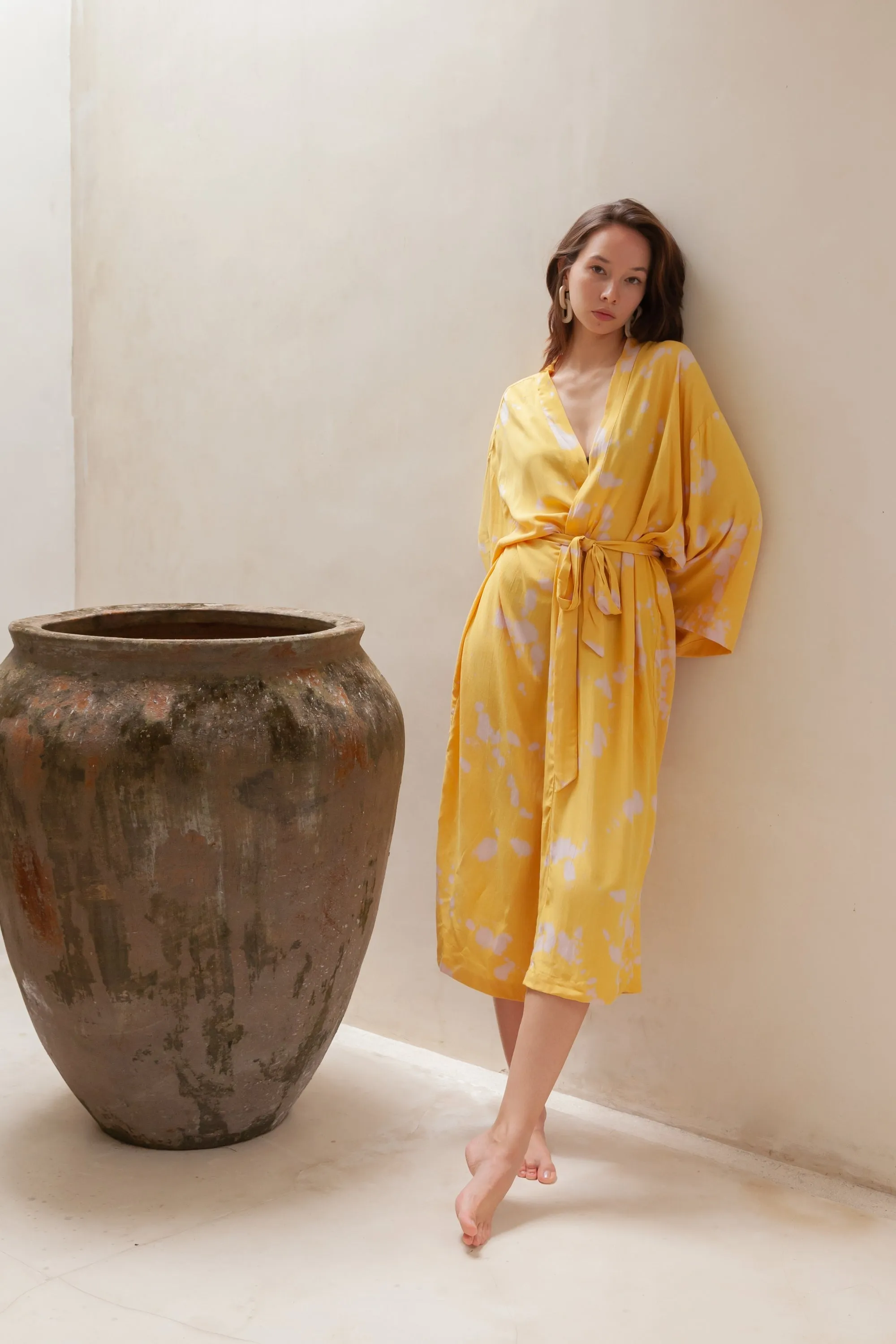 Hand Tie-Dyed Kimono