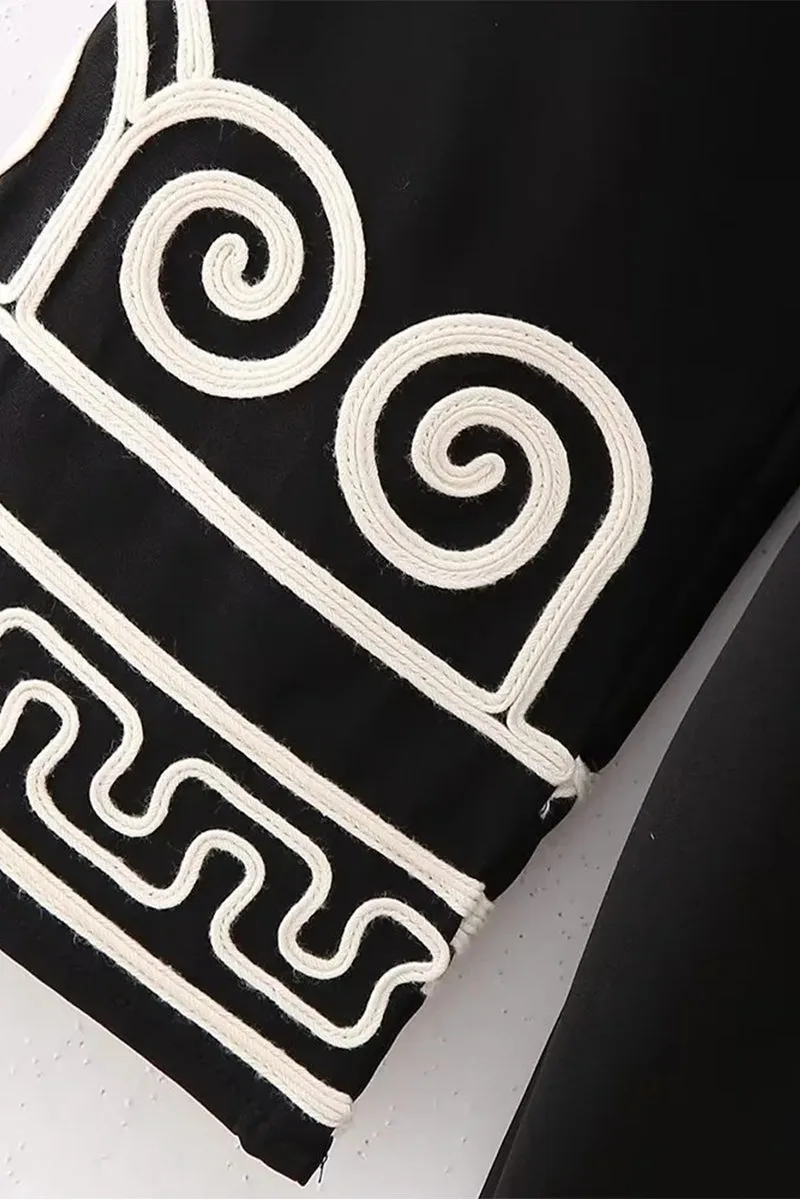 HBP1089 Ethnic Print Mini Dress