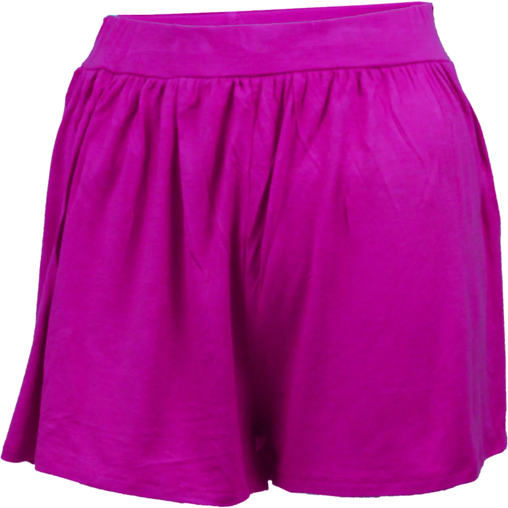 High Velocity Junior Womens Elastic Waist Casual Culottes Wide Leg Shorts