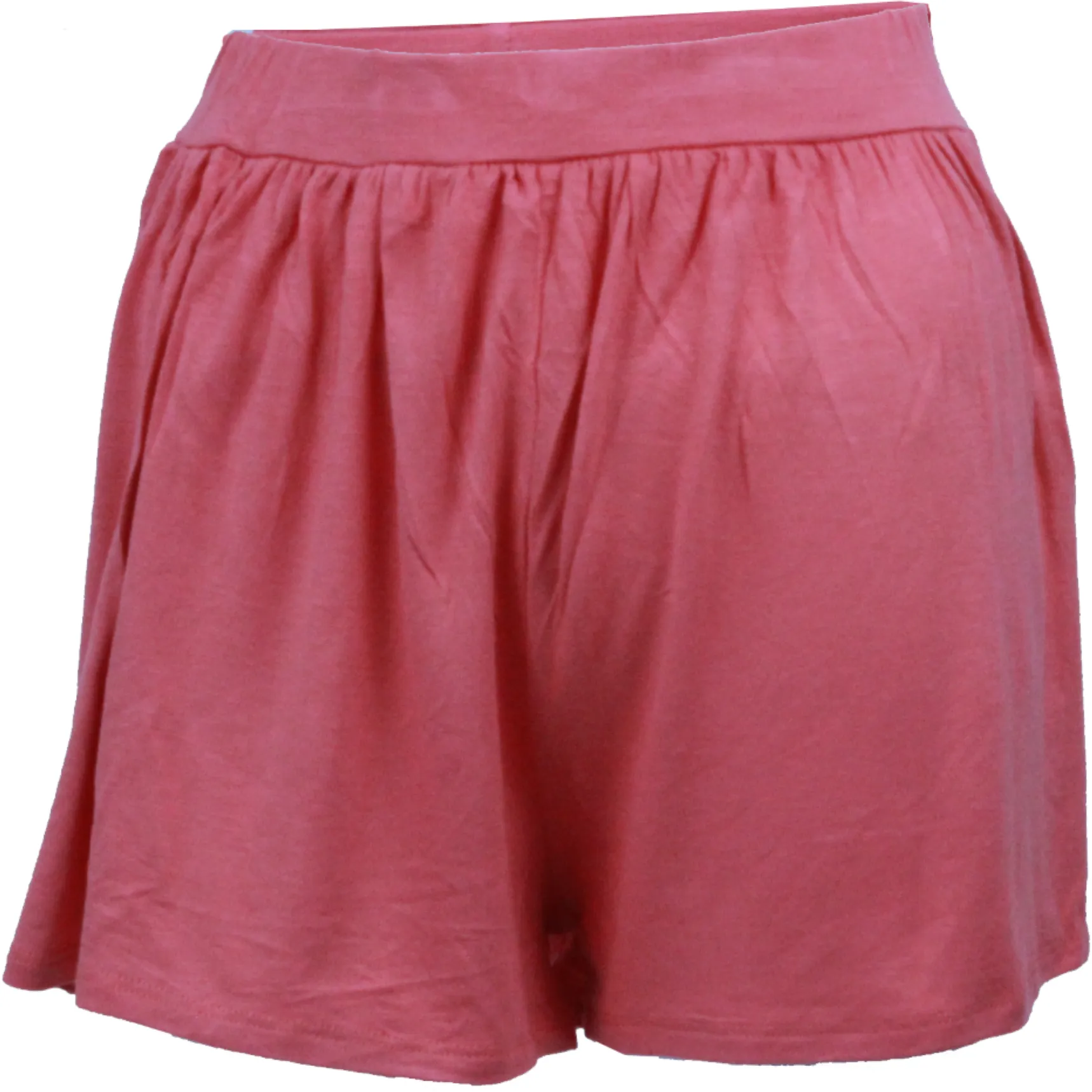 High Velocity Junior Womens Elastic Waist Casual Culottes Wide Leg Shorts