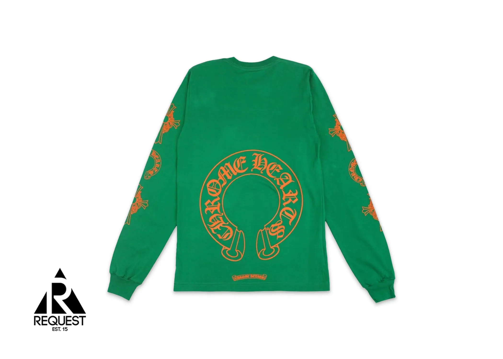 Horseshoe L/S Tee "Green/Orange"