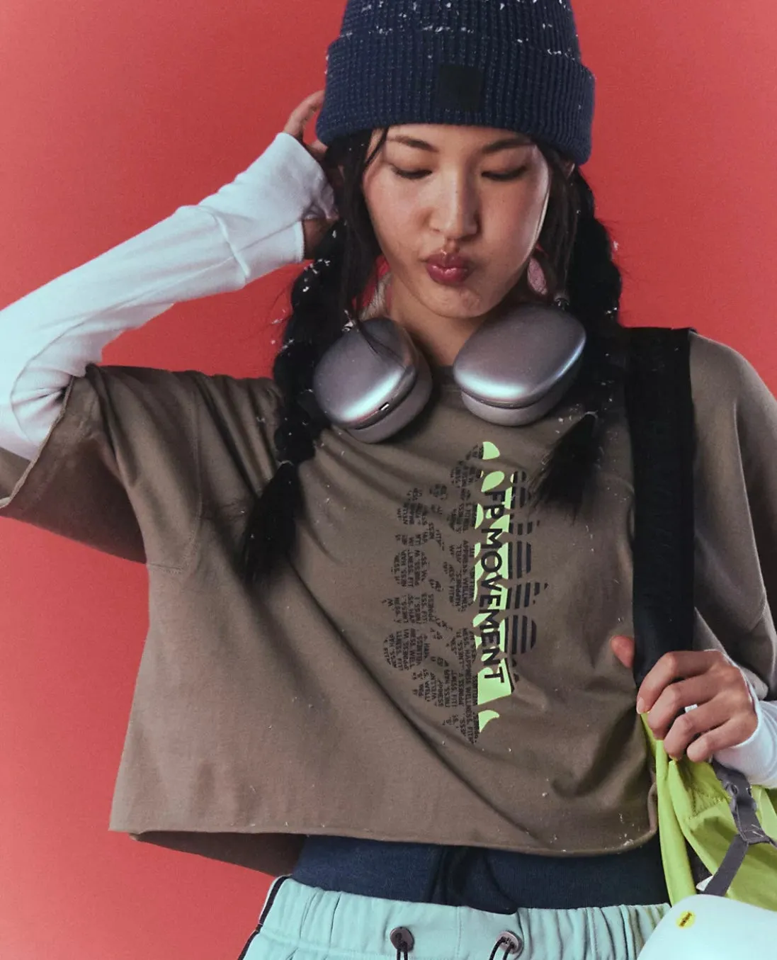 Inspire Tee Logo In Army Green