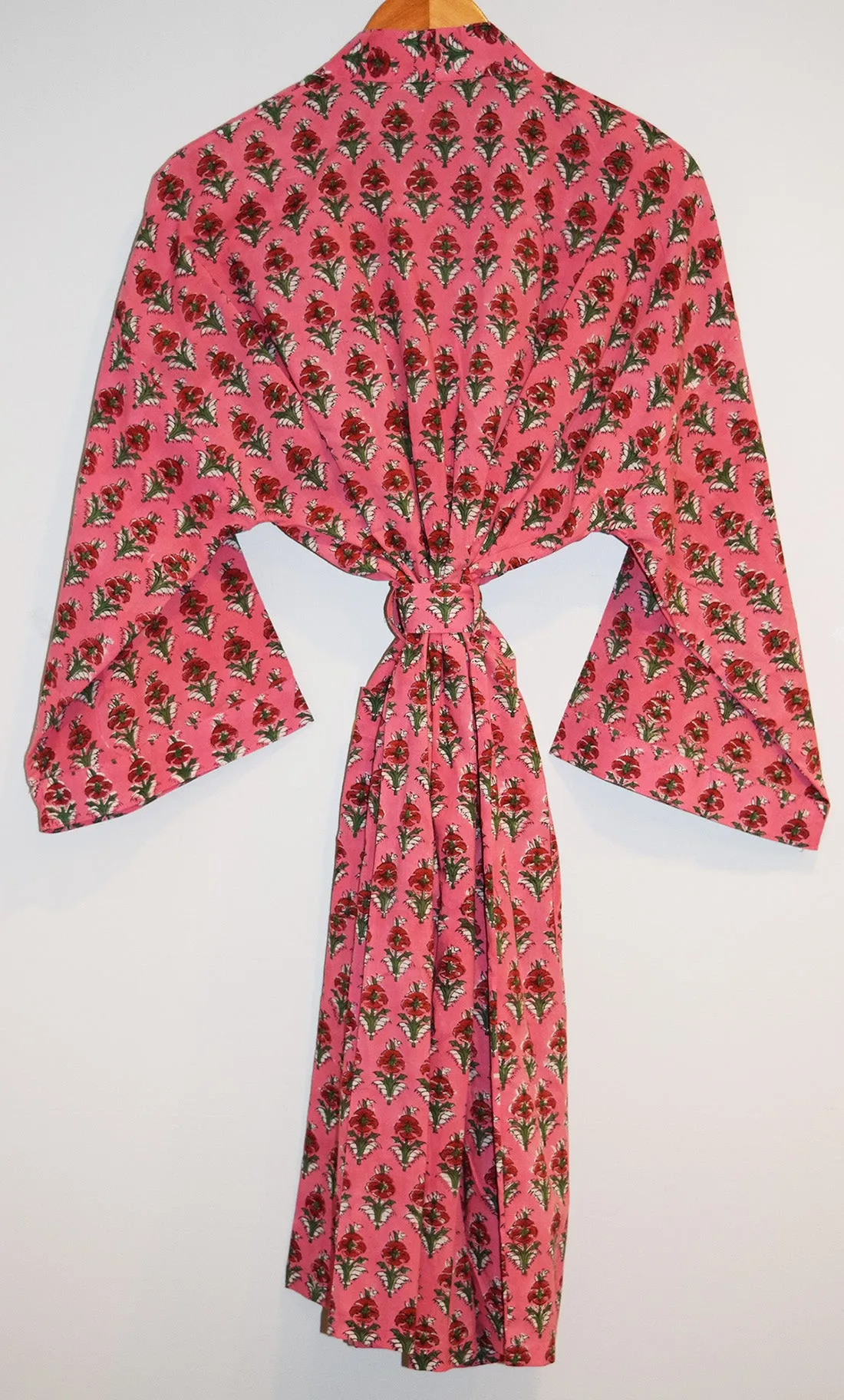 Jakarta Midi Robe | Coral Red