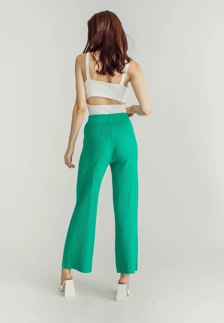Jewel Green Straight Cut Culottes