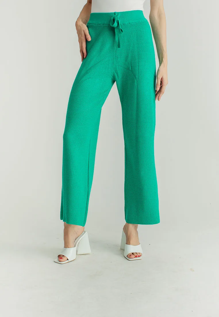 Jewel Green Straight Cut Culottes