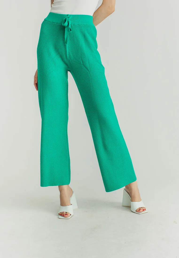 Jewel Green Straight Cut Culottes