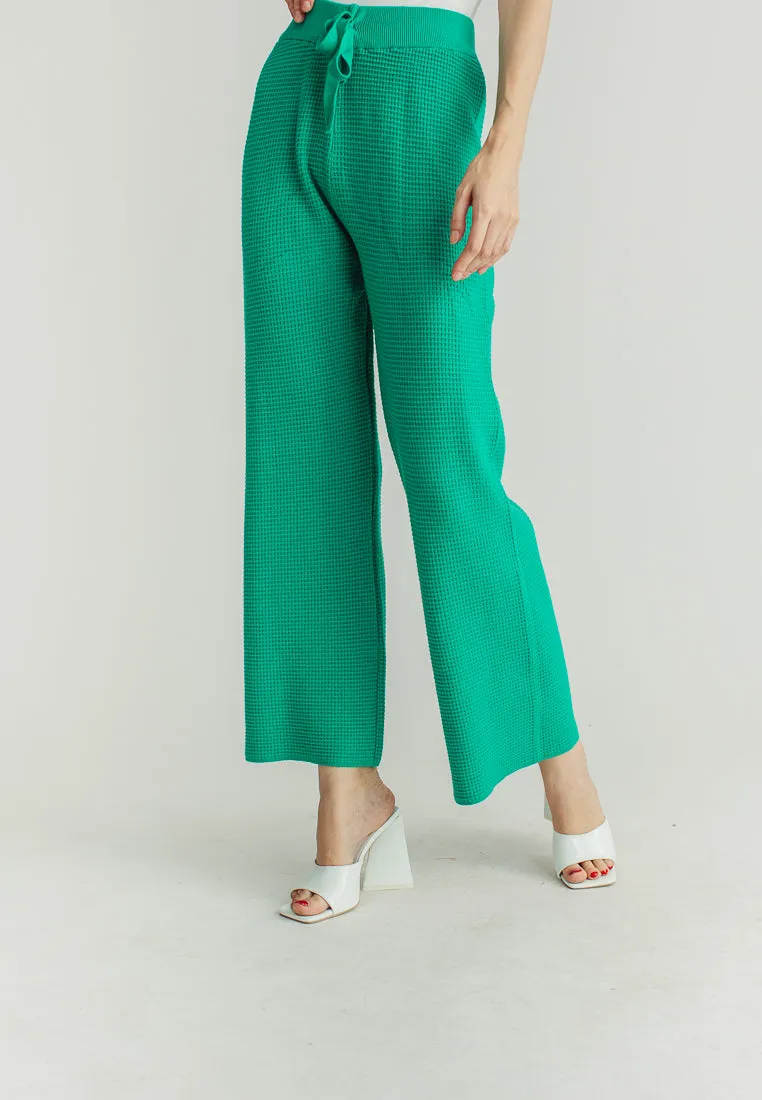Jewel Green Straight Cut Culottes