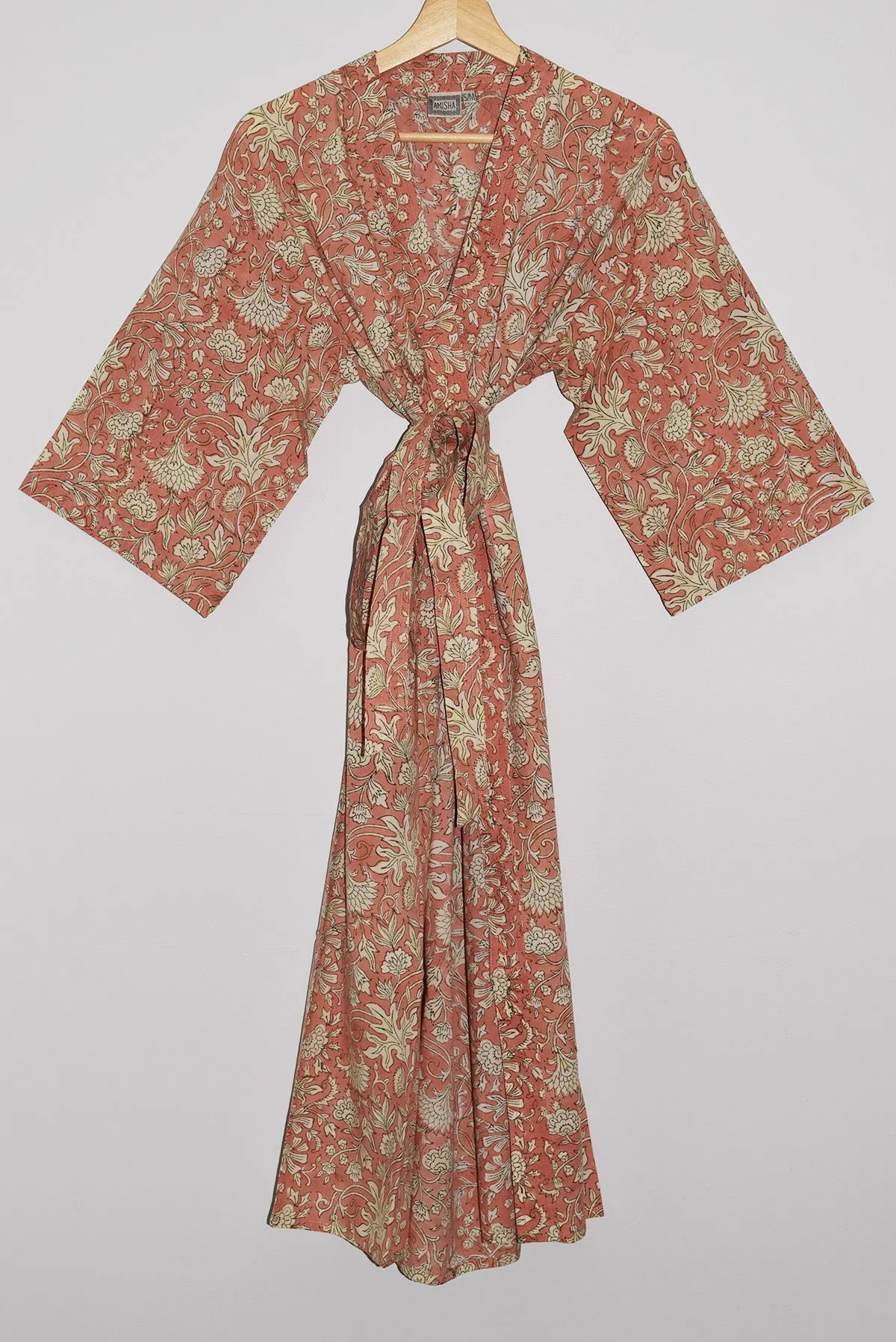 Kerala Long Robe | Garden Blush
