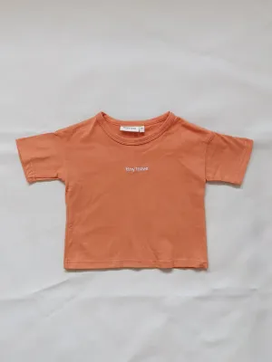 Kids Tiny Trove Tee Burnt Orange