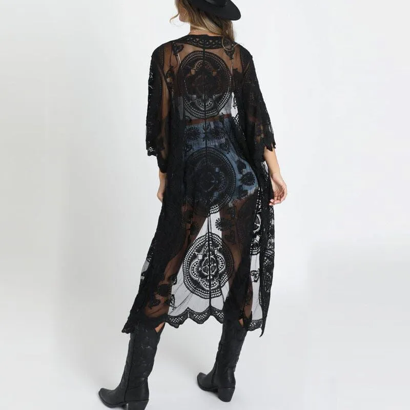 Kimono en Dentelle - Carine