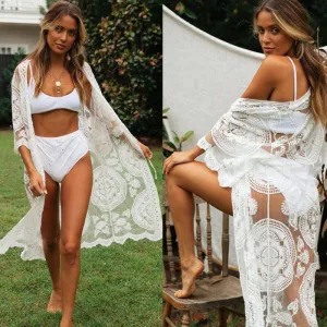Kimono en Dentelle - Carine