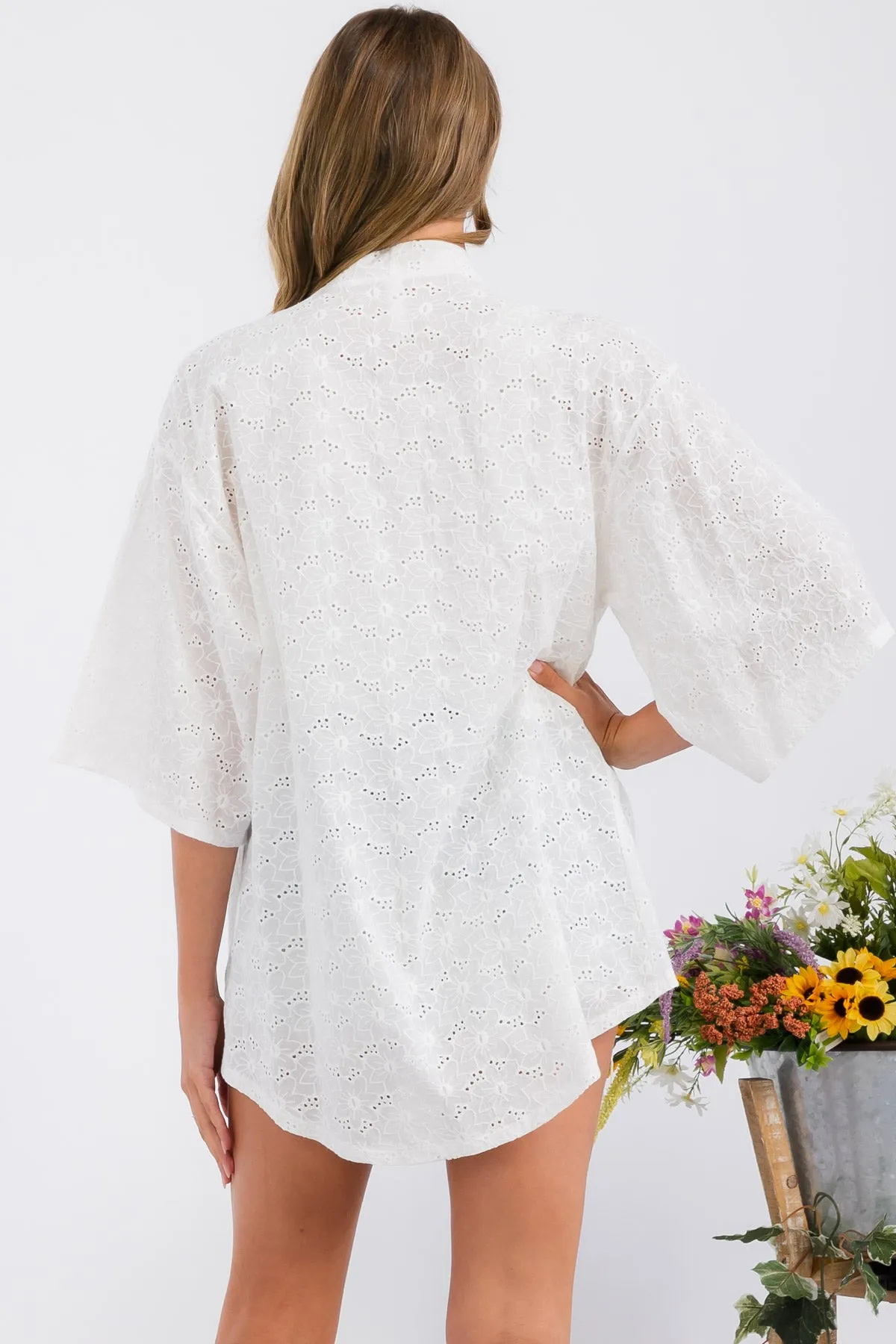 LACE KIMONO CASUAL CARDIGAN
