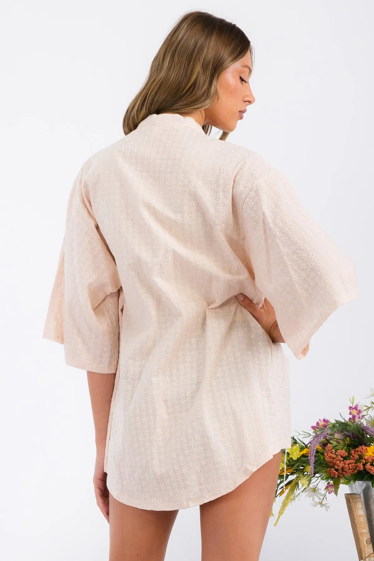 LACE KIMONO CASUAL CARDIGAN