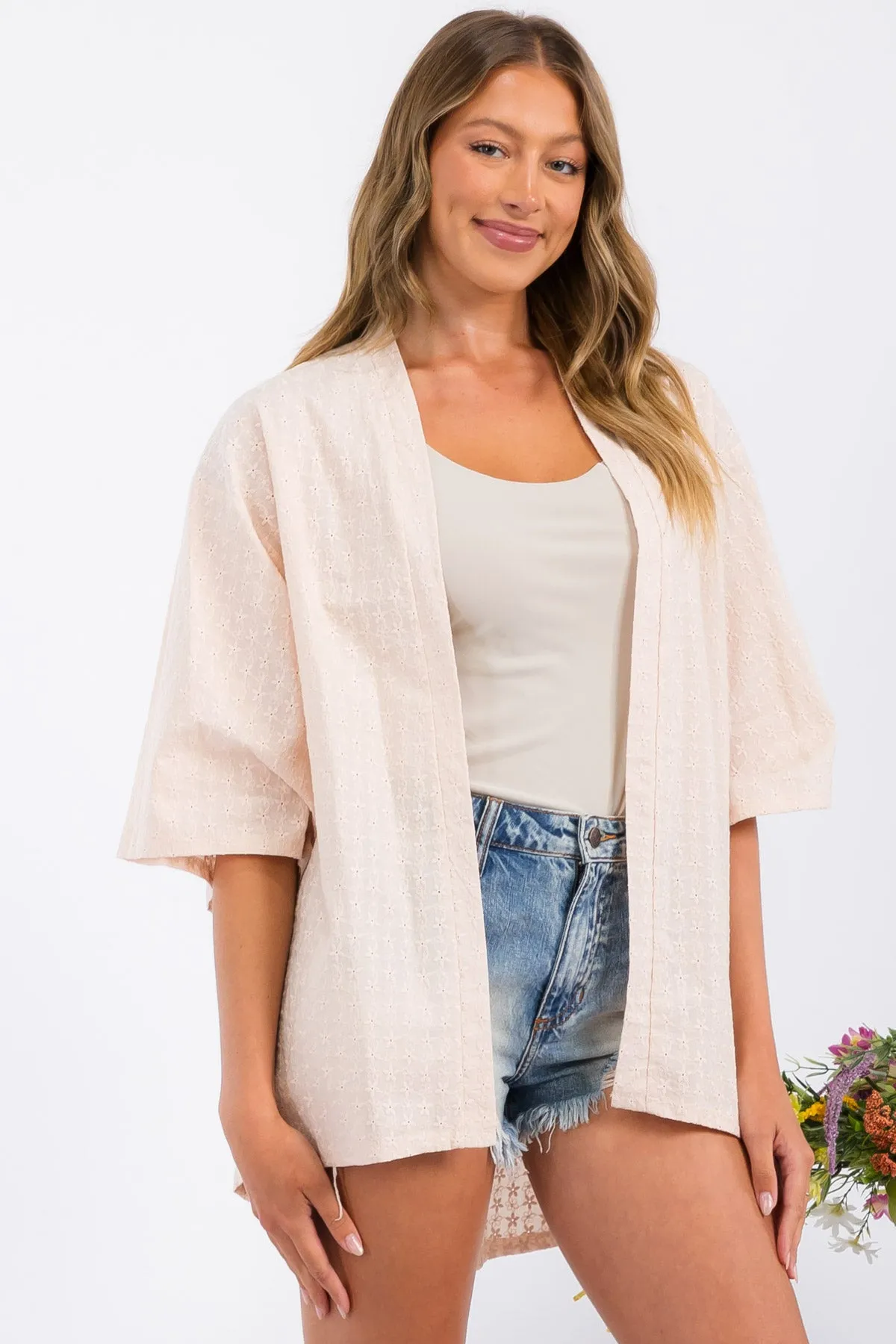 LACE KIMONO CASUAL CARDIGAN