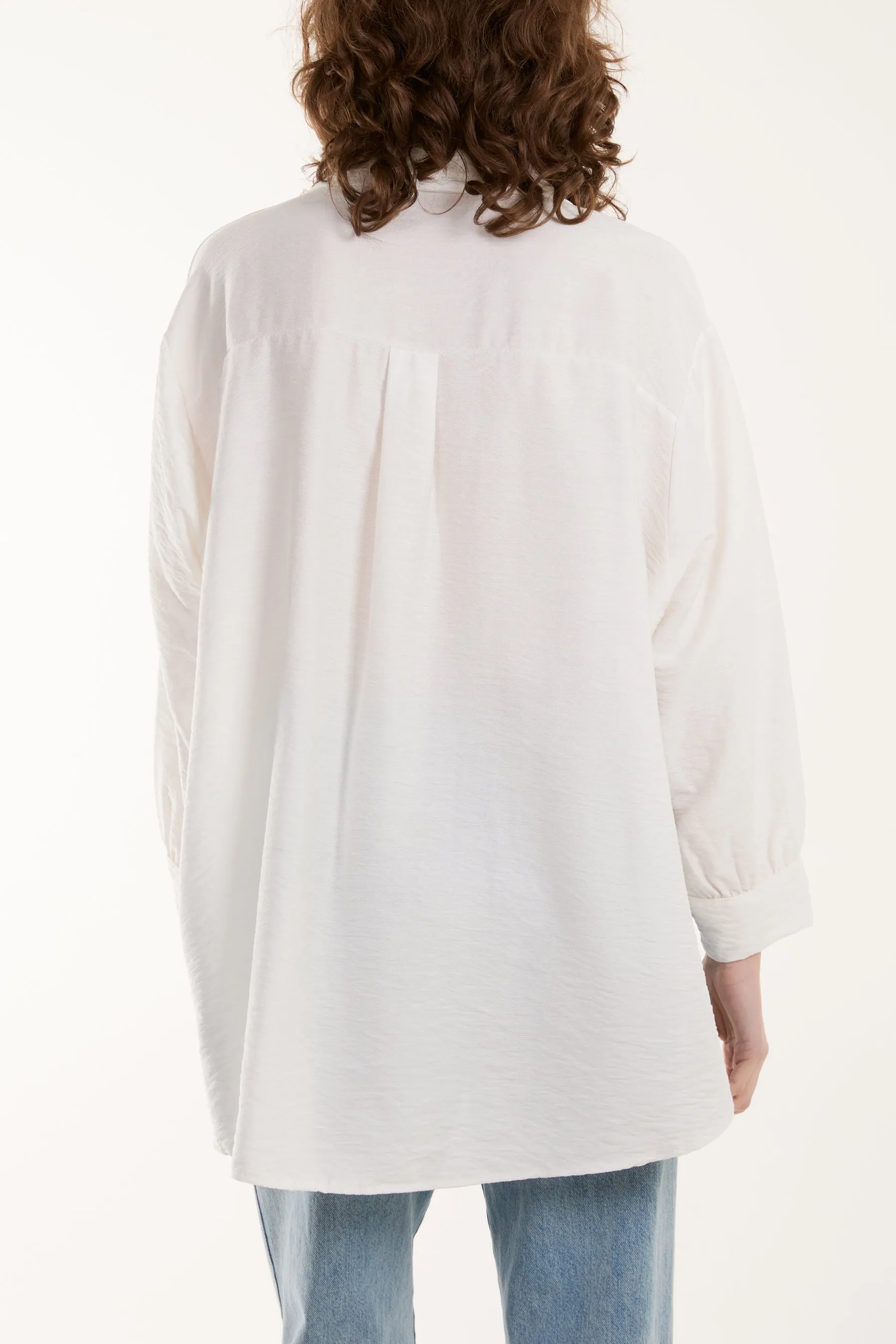 Large Ruffle Flower Shirt
