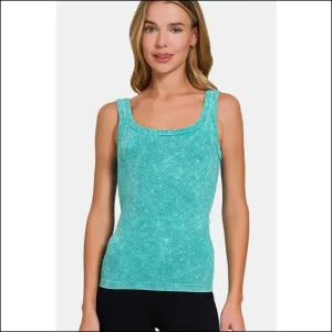 Life's too Short for Boring Tops: Get your Chic Ribbed Scoop Neck Now! 😄