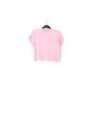 Light pink knitted top