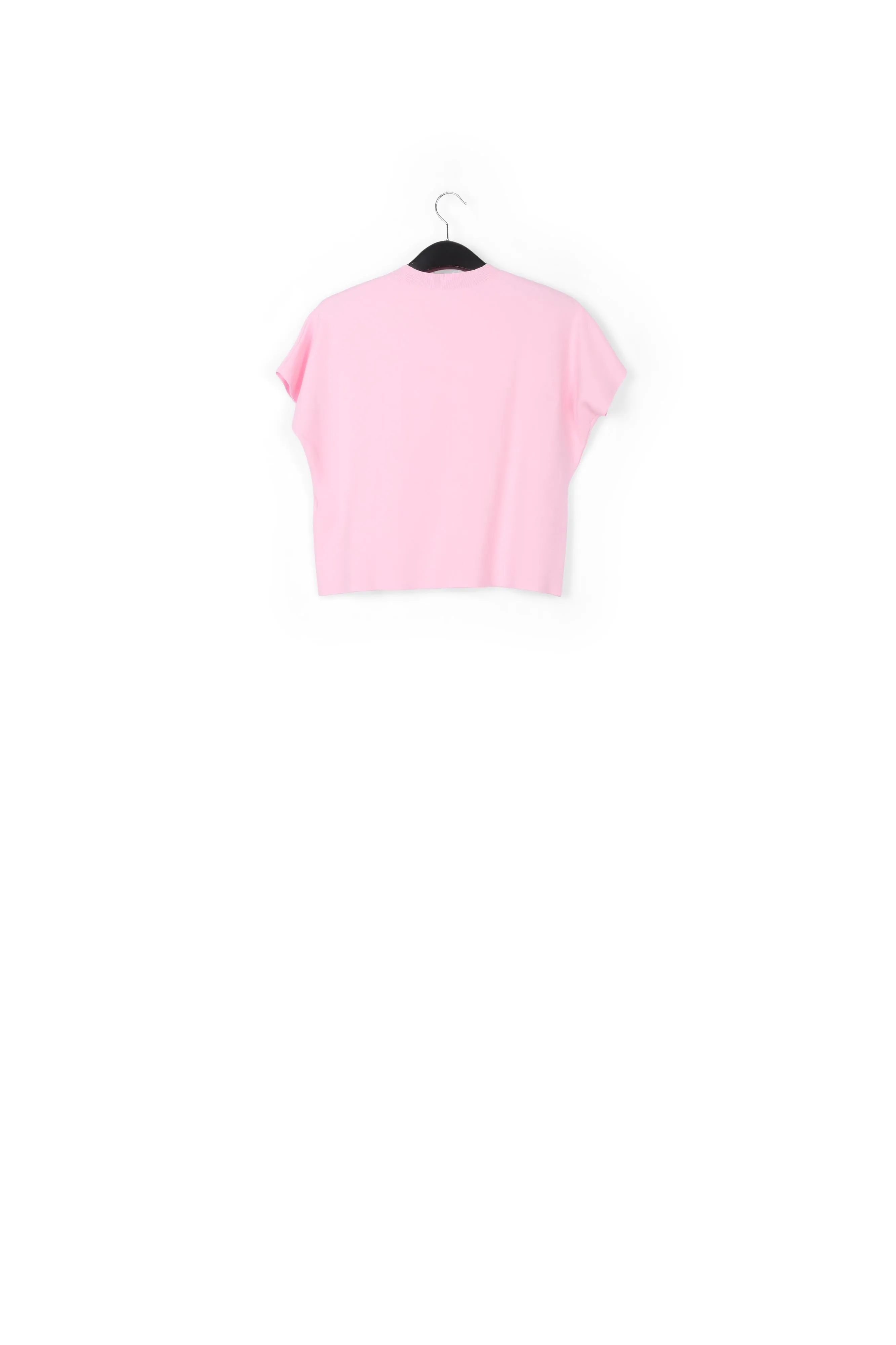Light pink knitted top