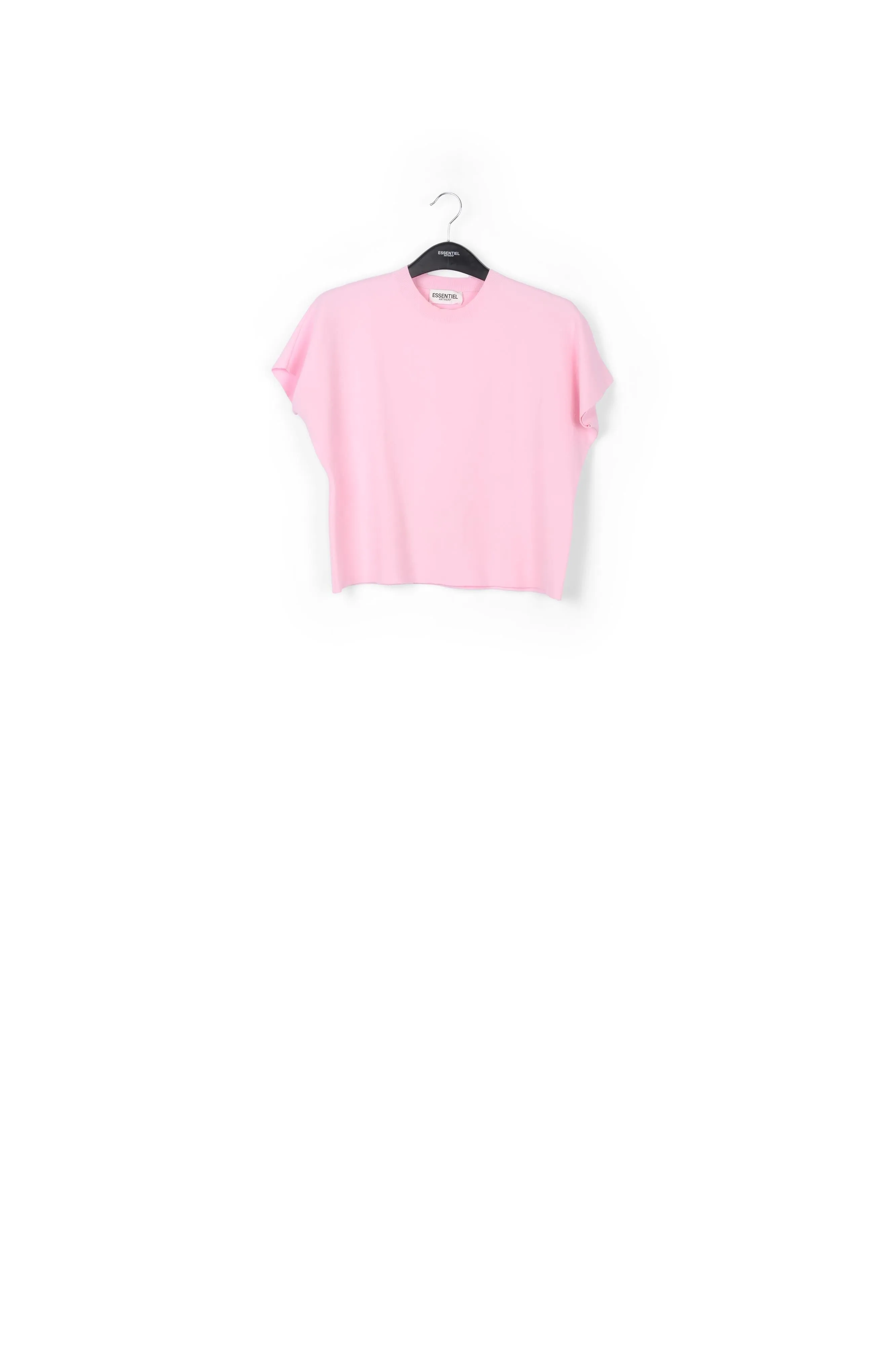 Light pink knitted top