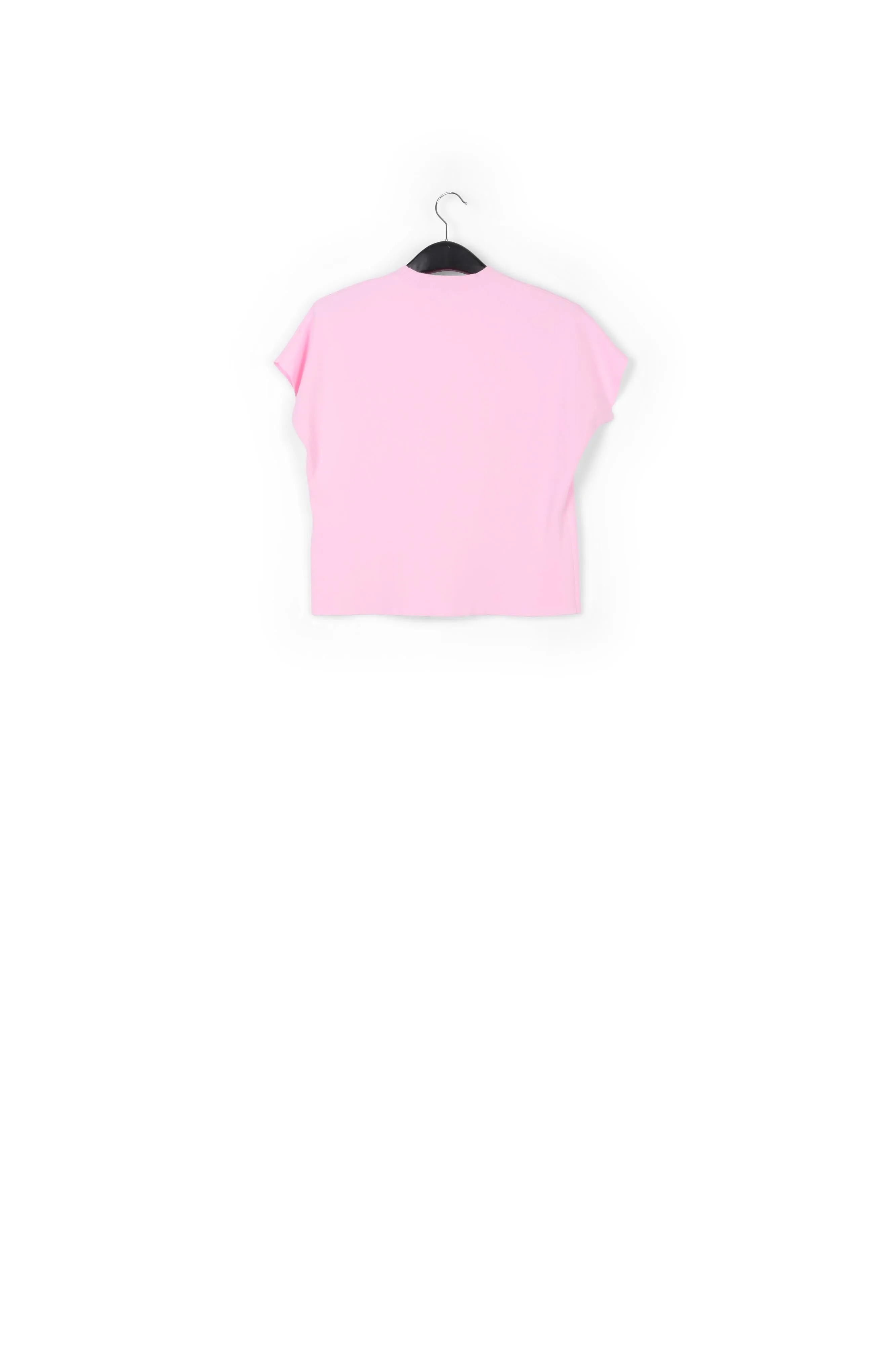 Light pink knitted top
