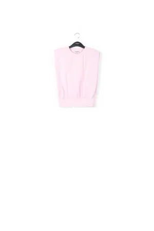 Light pink organic-cotton jersey top