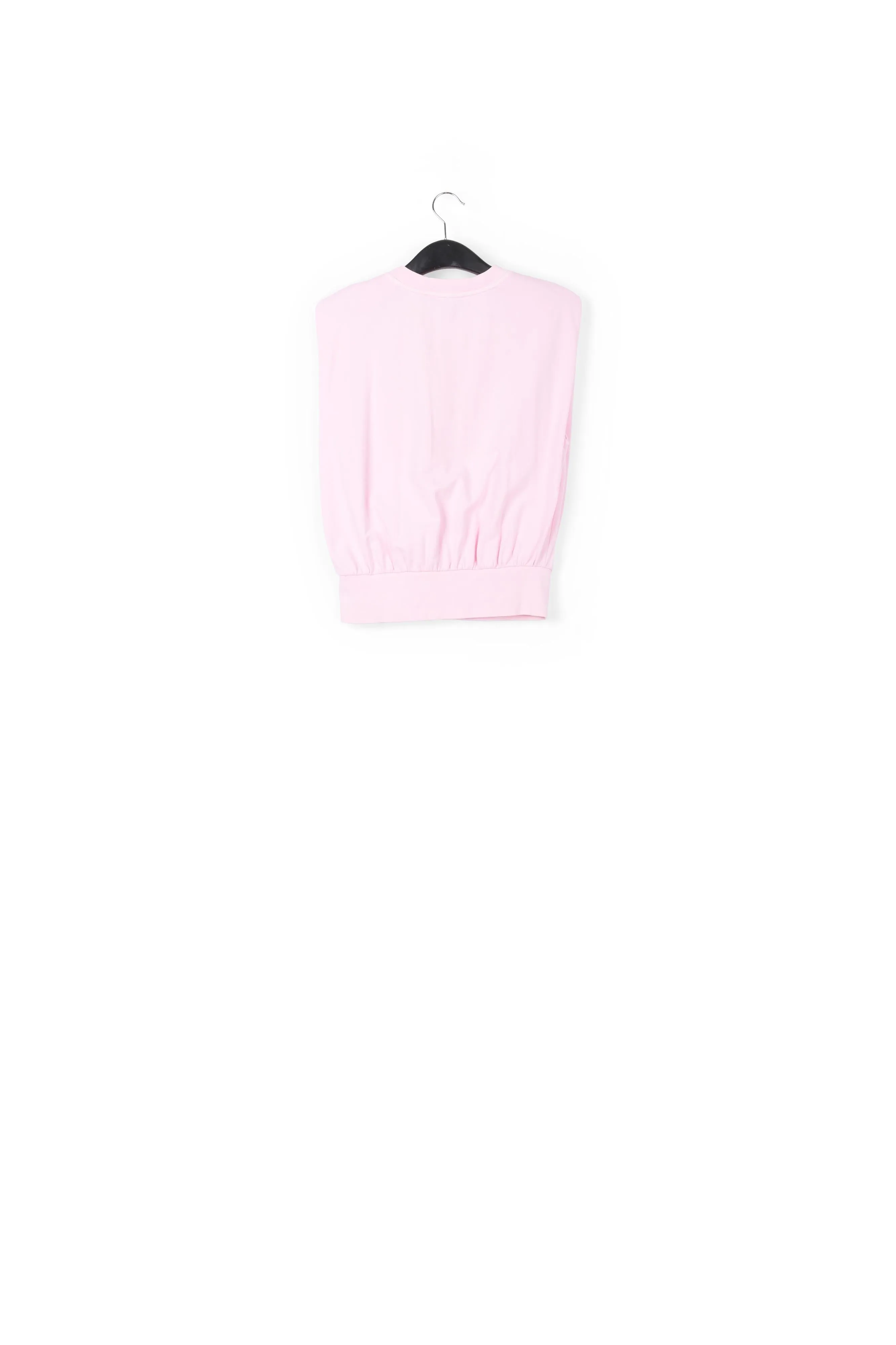 Light pink organic-cotton jersey top
