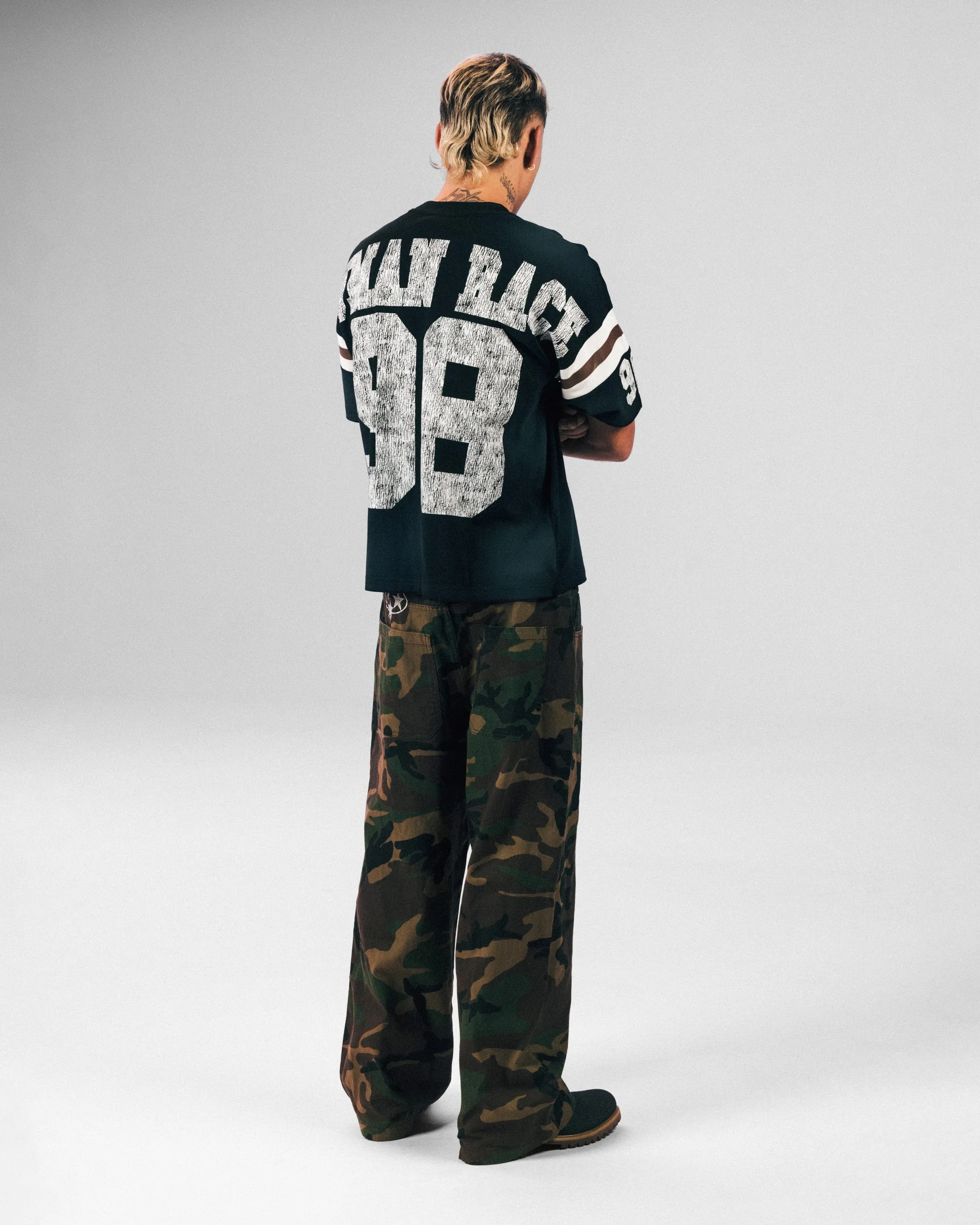 Loiter Star Jersey T-Shirt Black
