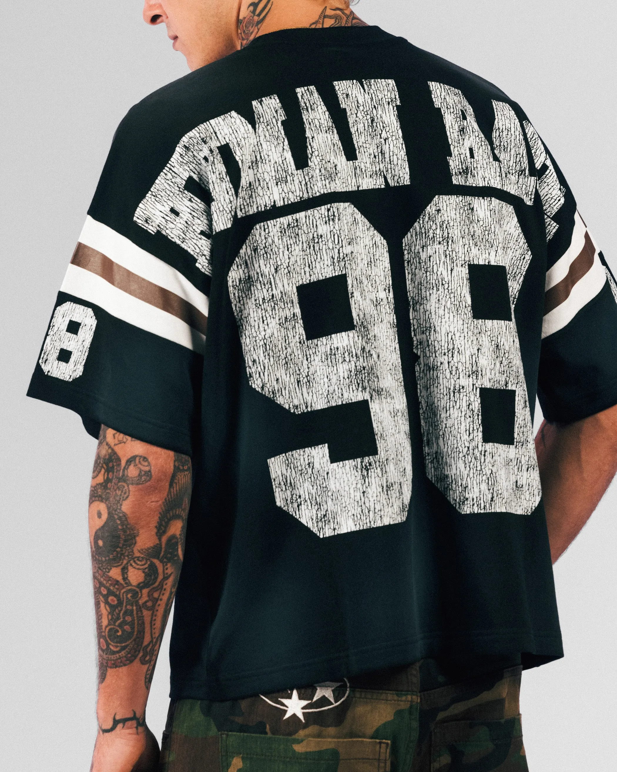 Loiter Star Jersey T-Shirt Black
