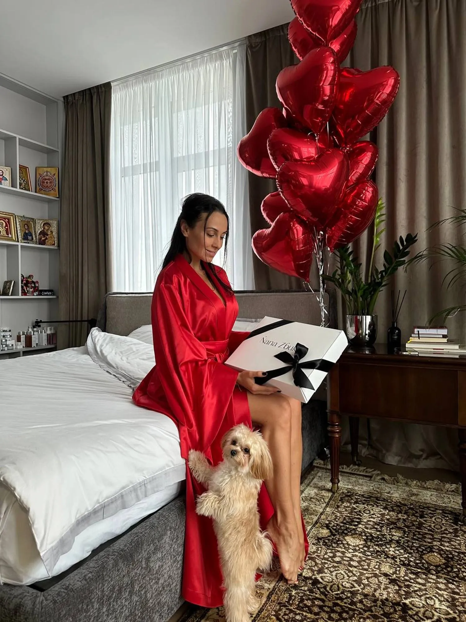 Long Kimono Geisha Red