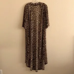Long Leopard Kimono
