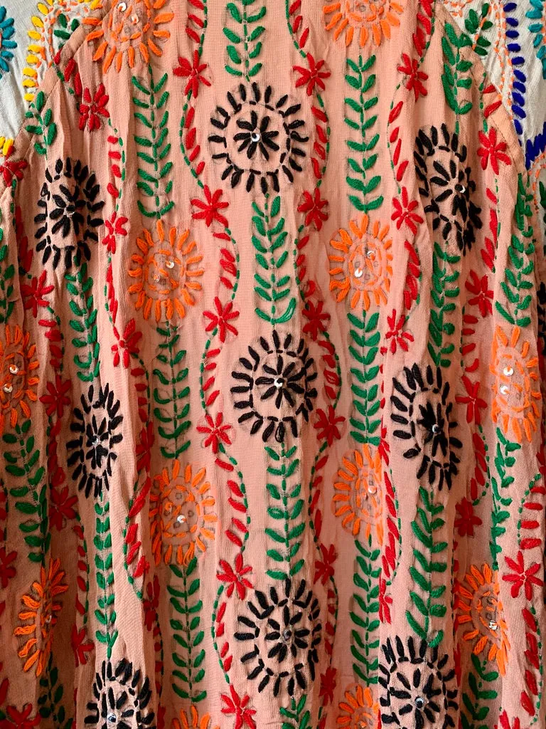 Long Pulkari Kimono