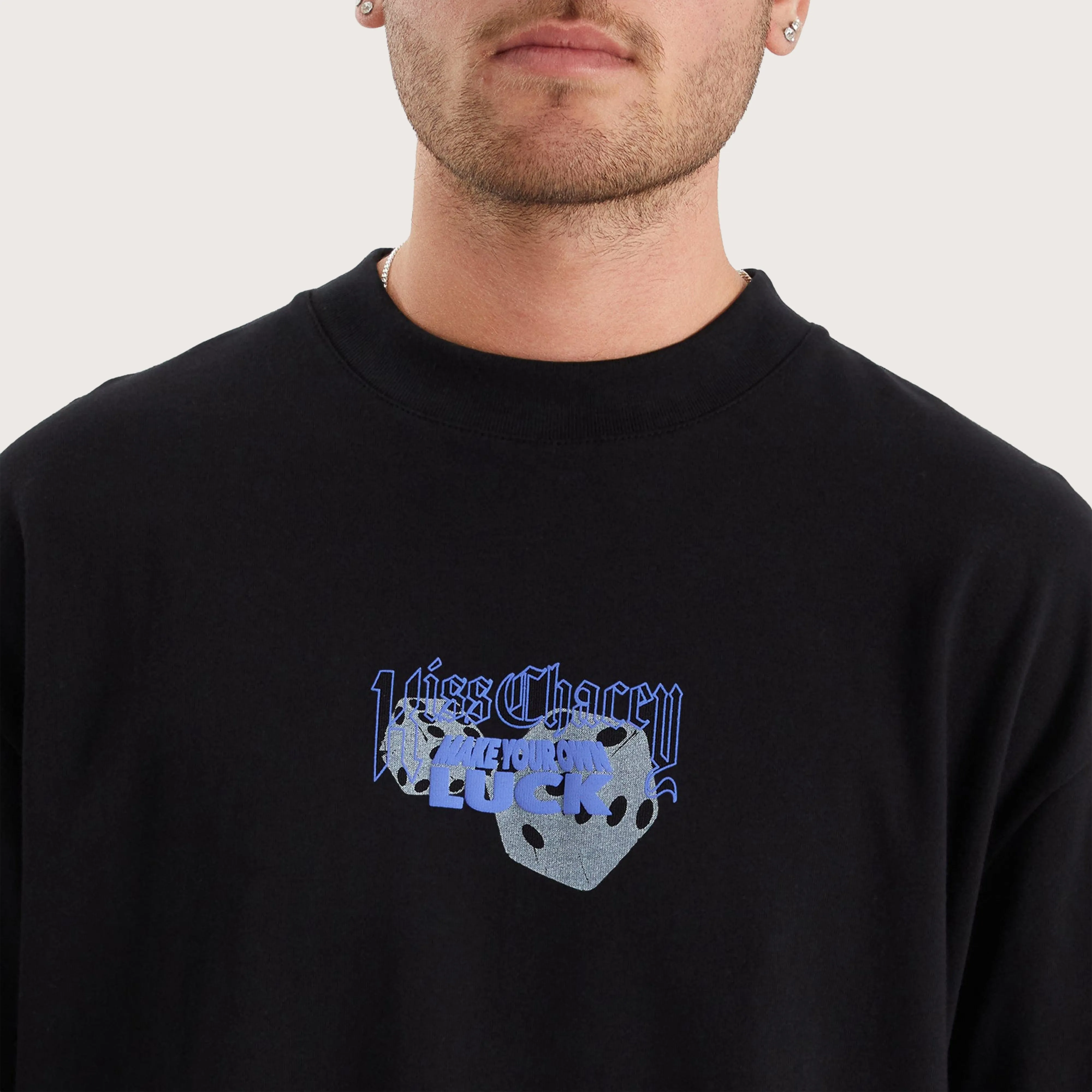 Luck Heavy Street Tee Jet Black