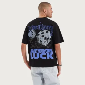 Luck Heavy Street Tee Jet Black