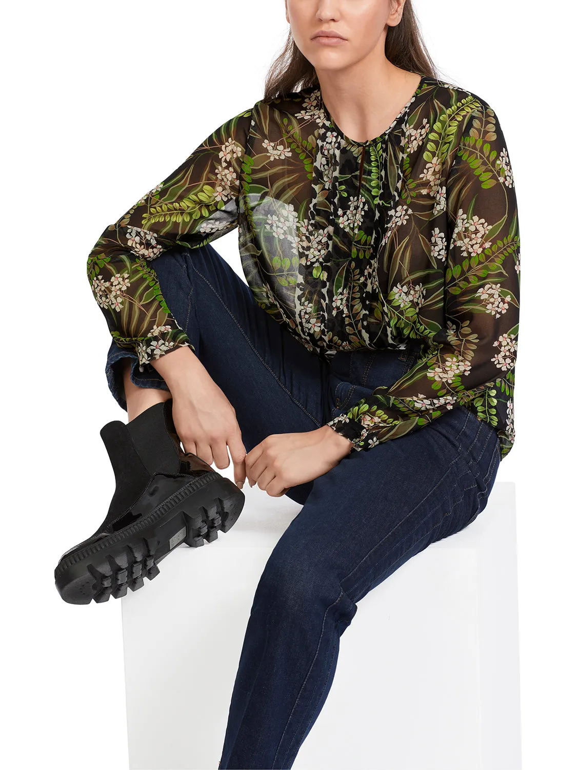 MarcCain Blouse With All-Over Print VC 51.52 W87