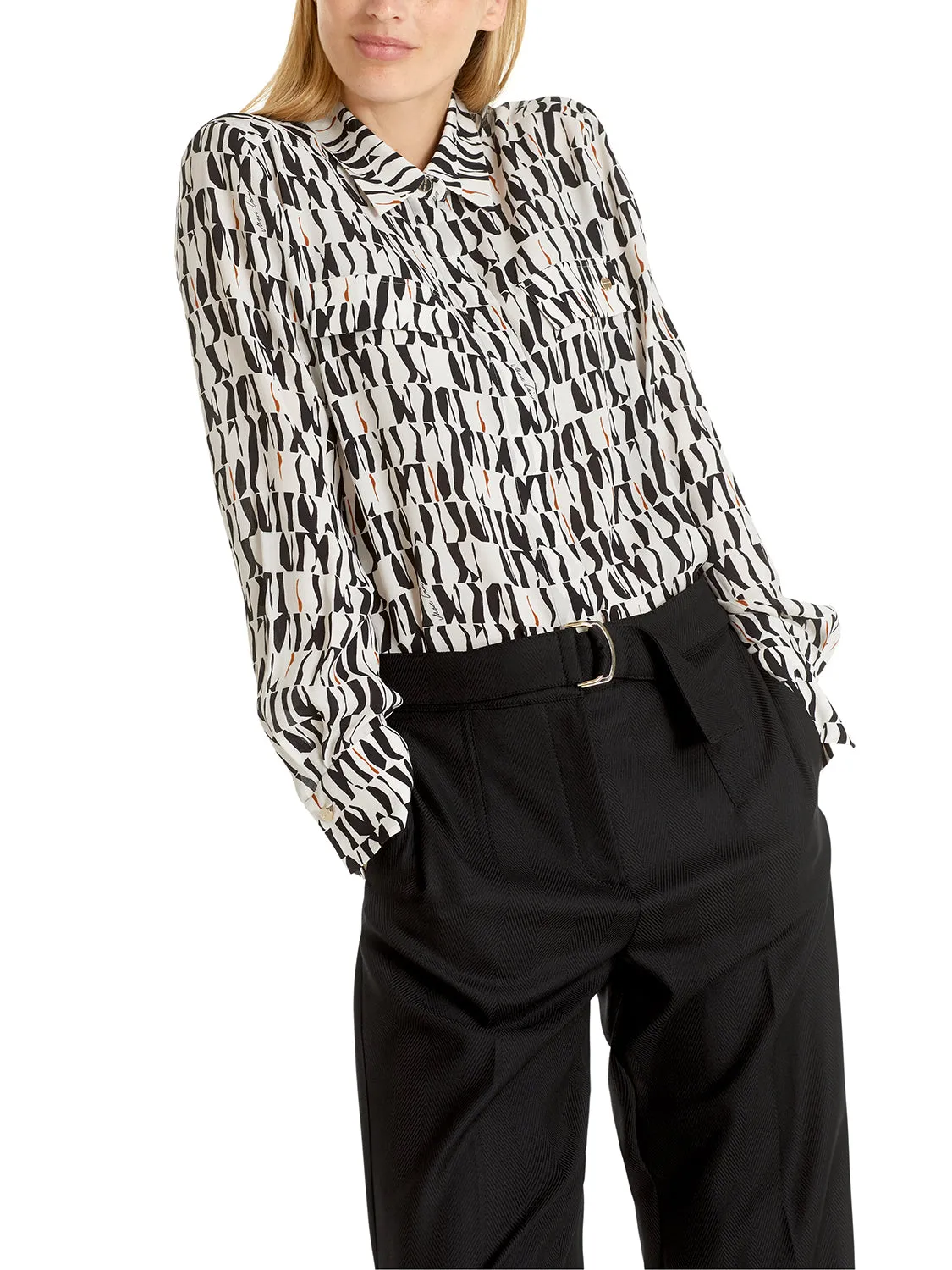 MarcCain Printed Blouse Tc5120w88