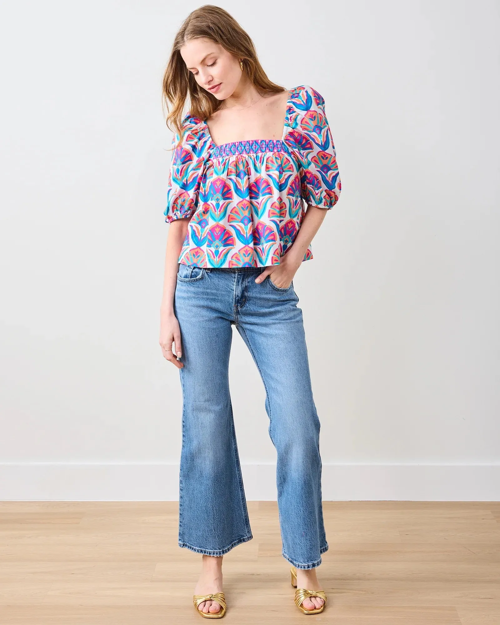 Margot Geo Floral Blouse