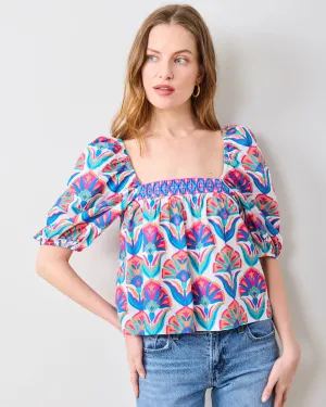 Margot Geo Floral Blouse