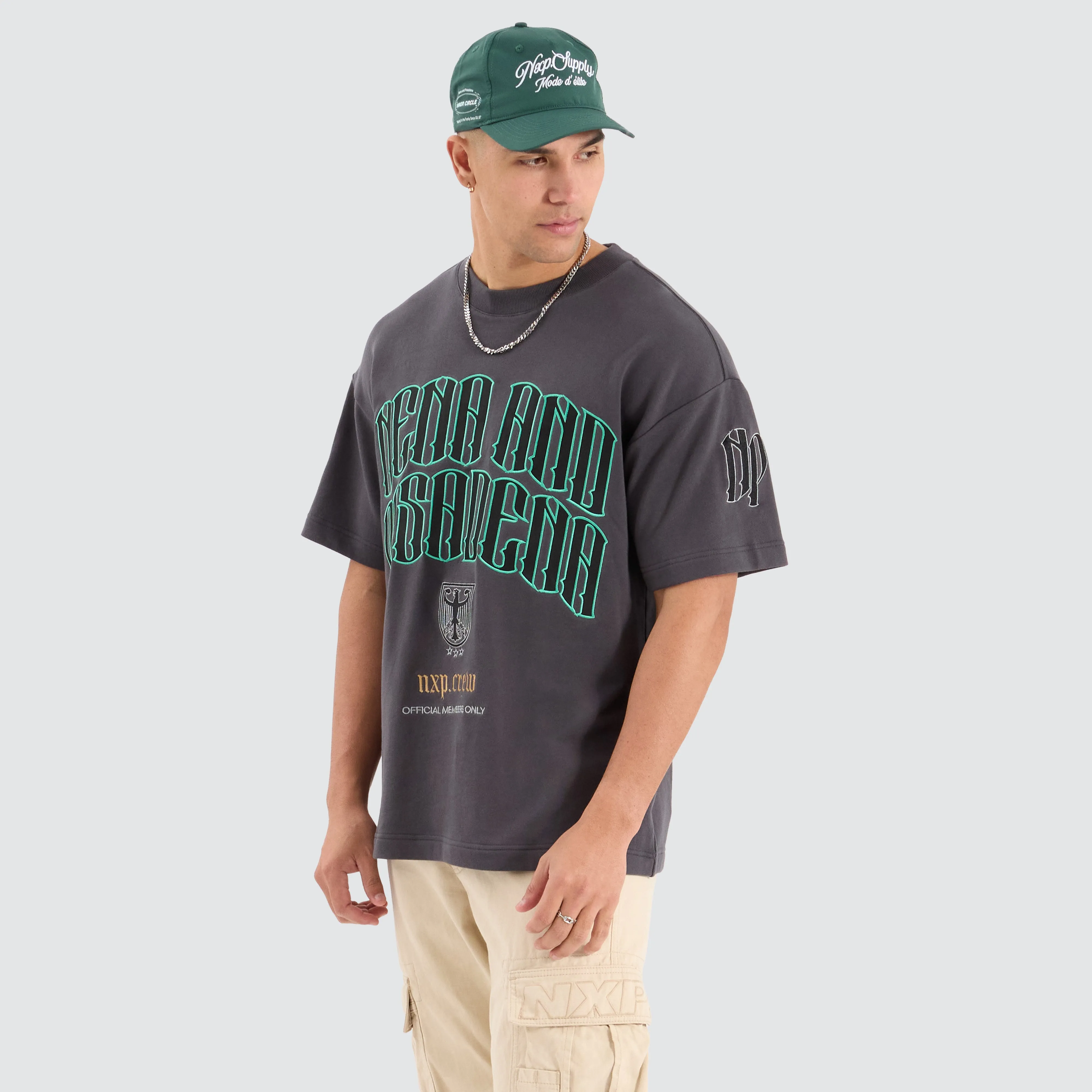 Maverick Loopback Raptor Tee Asphalt