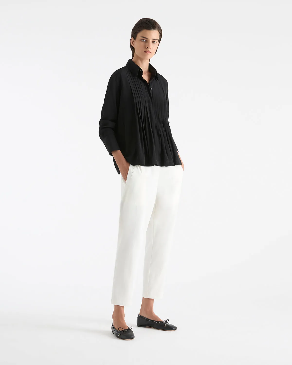 Mela Purdie Straw Pleat Shirt F67 8371