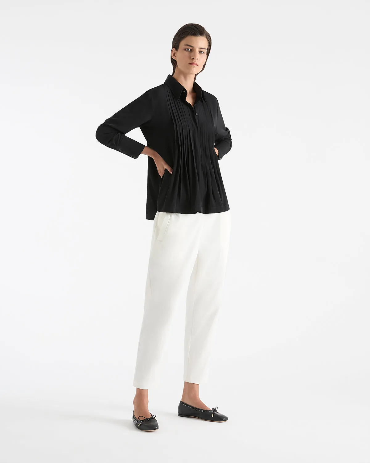 Mela Purdie Straw Pleat Shirt F67 8371