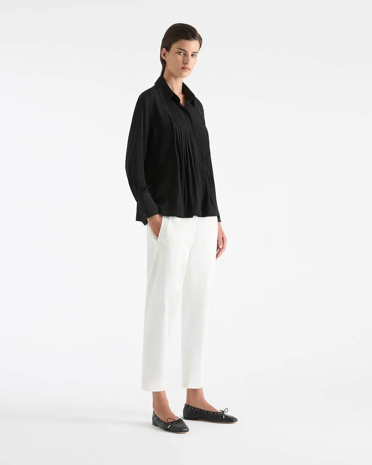 Mela Purdie Straw Pleat Shirt F67 8371
