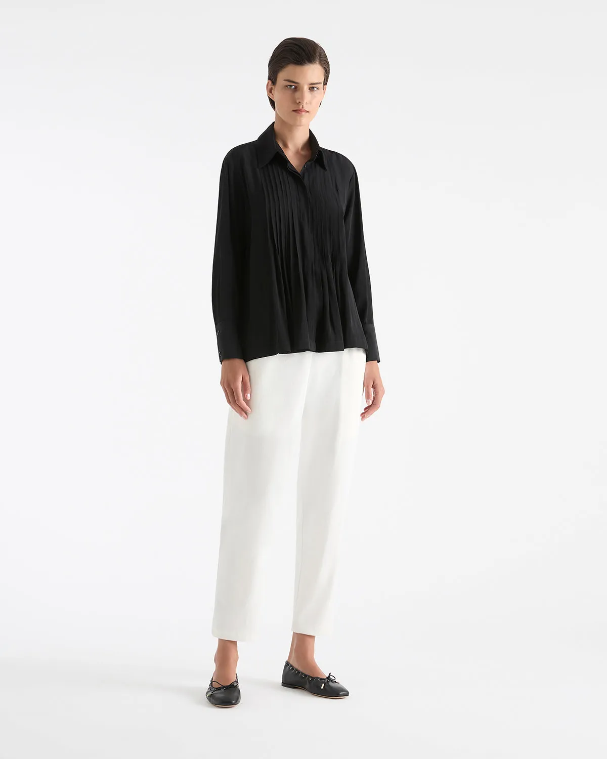 Mela Purdie Straw Pleat Shirt F67 8371