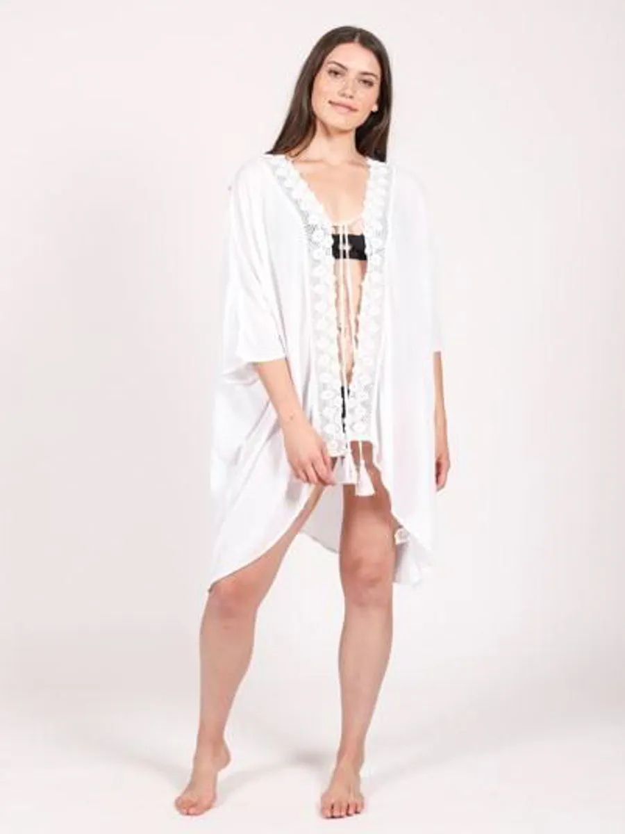 Miami Kimono In White
