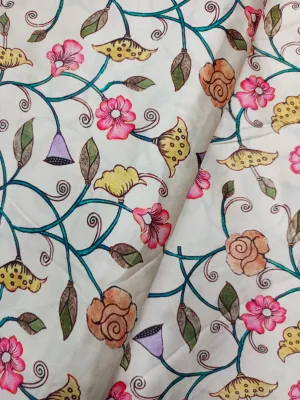 Modal Satin Soft Muslin Digital Printed Fabrics