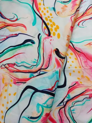Modal Satin Soft Muslin Digital Printed Fabrics