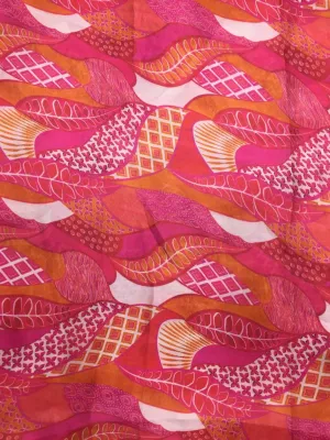 Modal Soft Muslin Textured Digital Printed Fabrics
