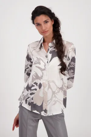 Monari Floral Printed Blouse M807039