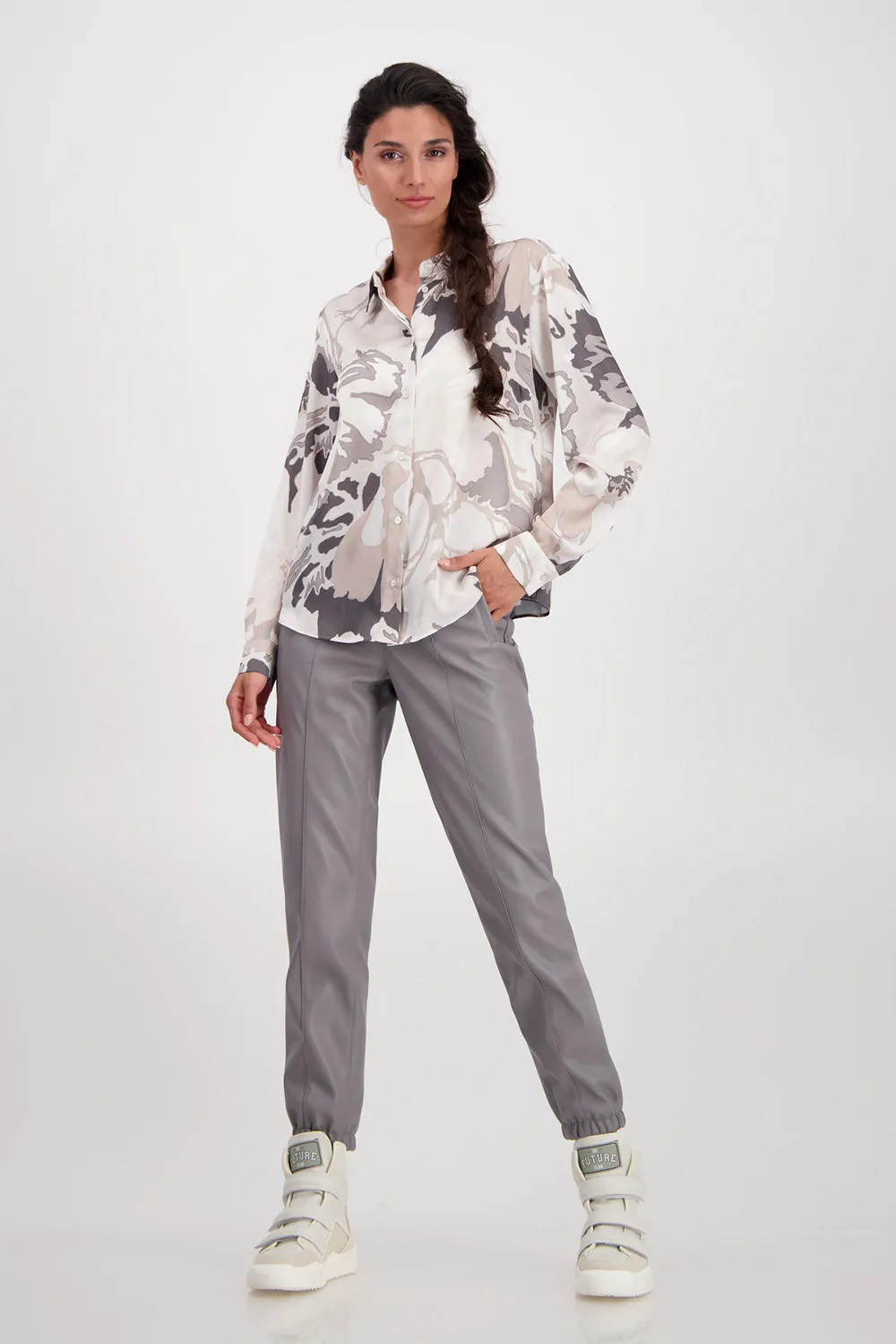 Monari Floral Printed Blouse M807039